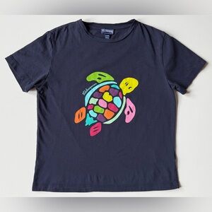Vilebrequin Kids Navy Colorful Turtle T-Shirt - Size 12Y
